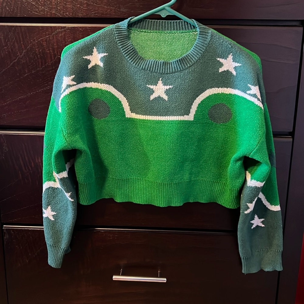 ROMWE Cropped Long Sleeve Sweater Sz XS